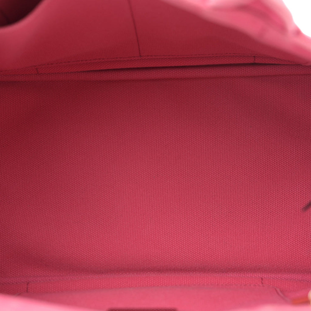 Prada Canapa Small Logo Tote Peonia