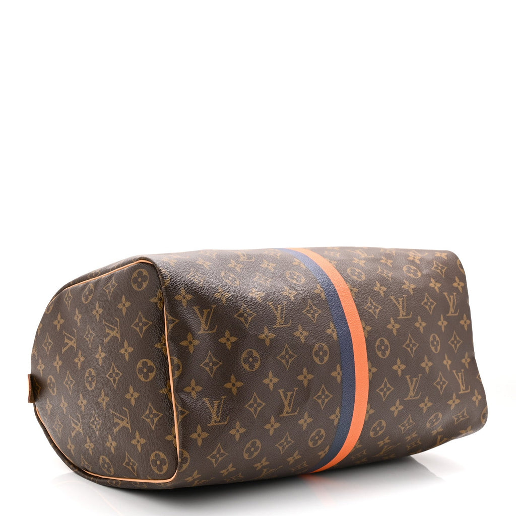 Louis Vuitton Monogram My LV Heritage Speedy 40 Orange Navy