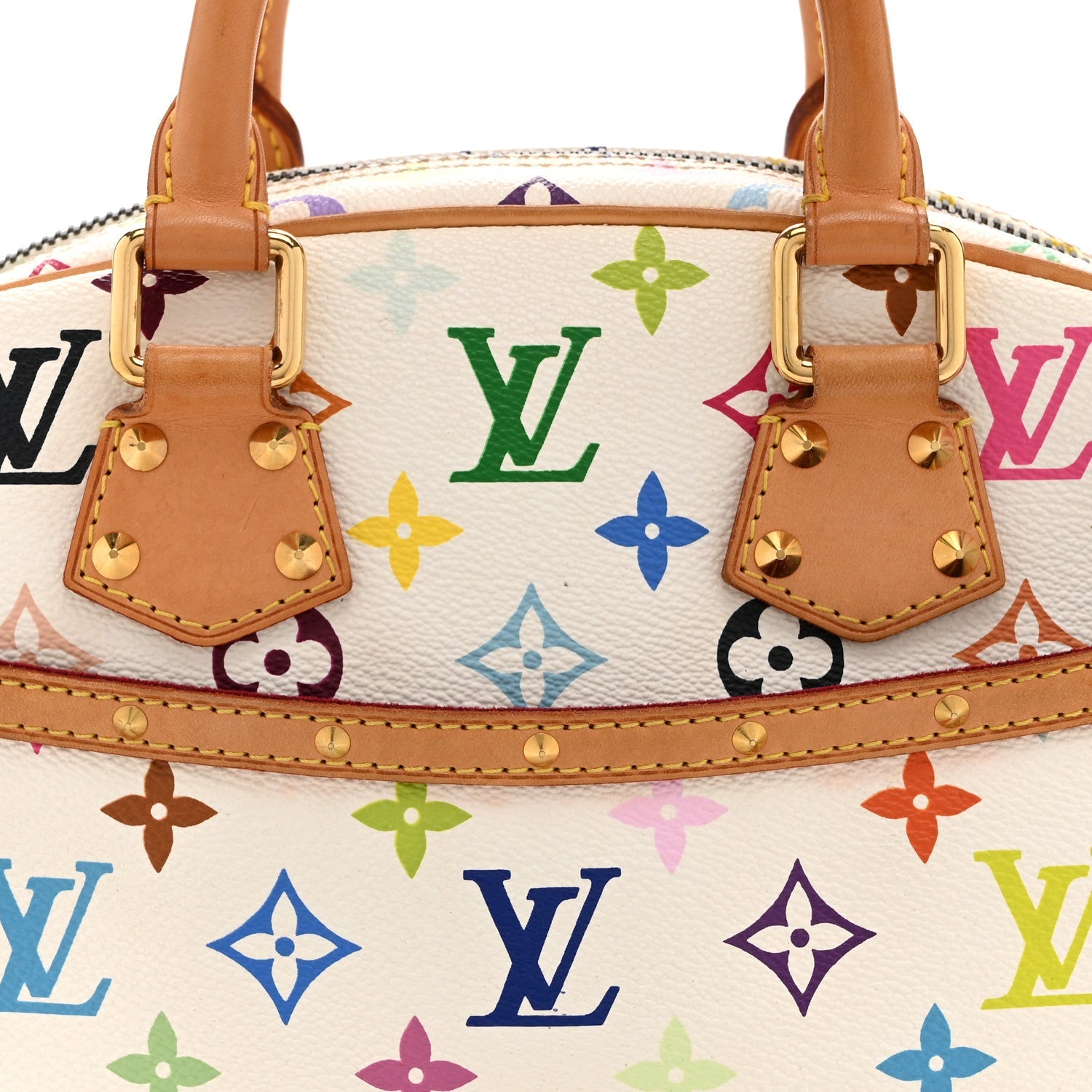 Louis Vuitton Monogram Multicolor Trouville White