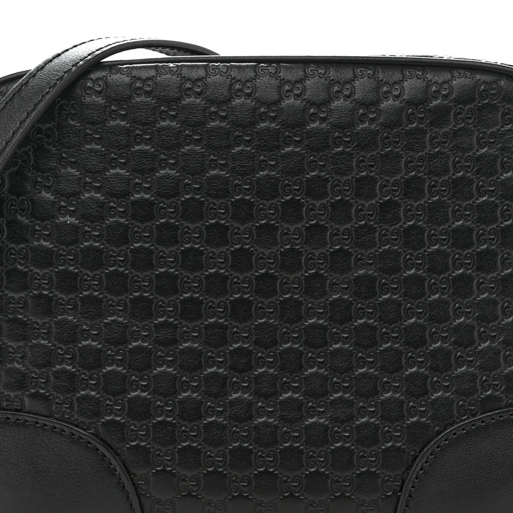 Gucci Microguccissima Mini Bree Messenger Bag Black