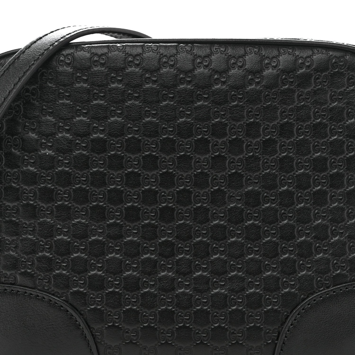 Gucci Microguccissima Mini Bree Messenger Bag Black