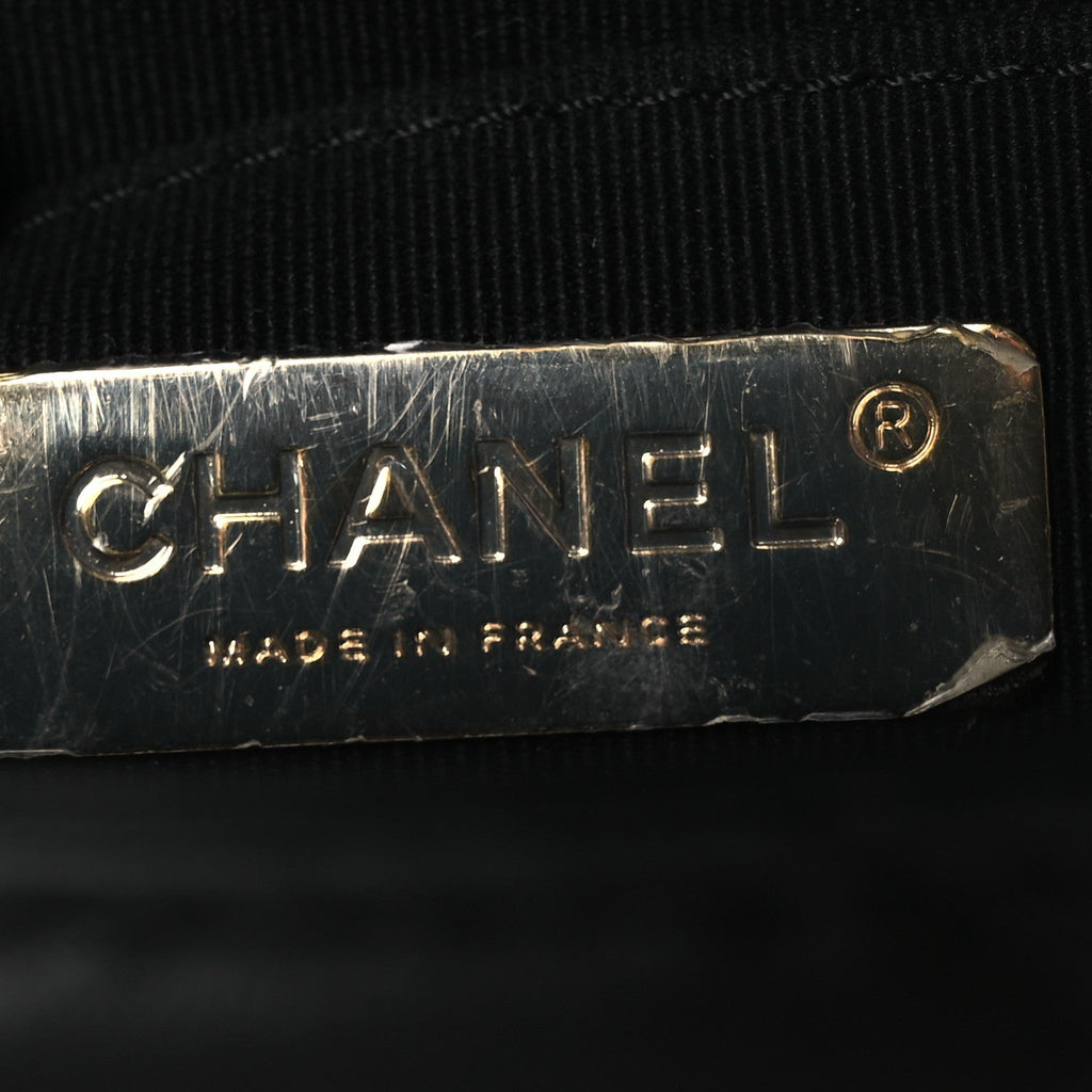 Chanel Lambskin Quilted Small Box Bag Black