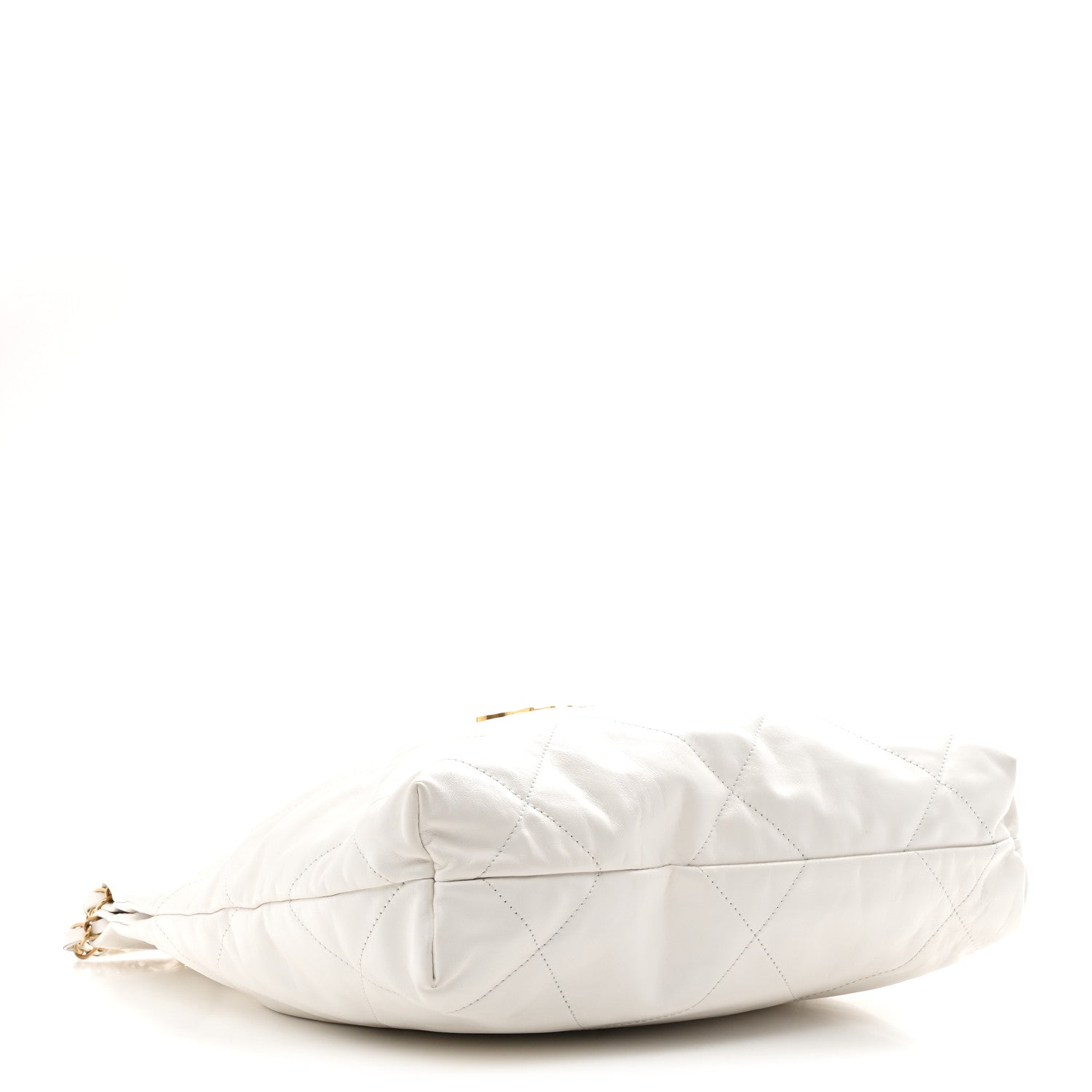 Chanel Shiny Calfskin Quilted Small Chanel 22 White