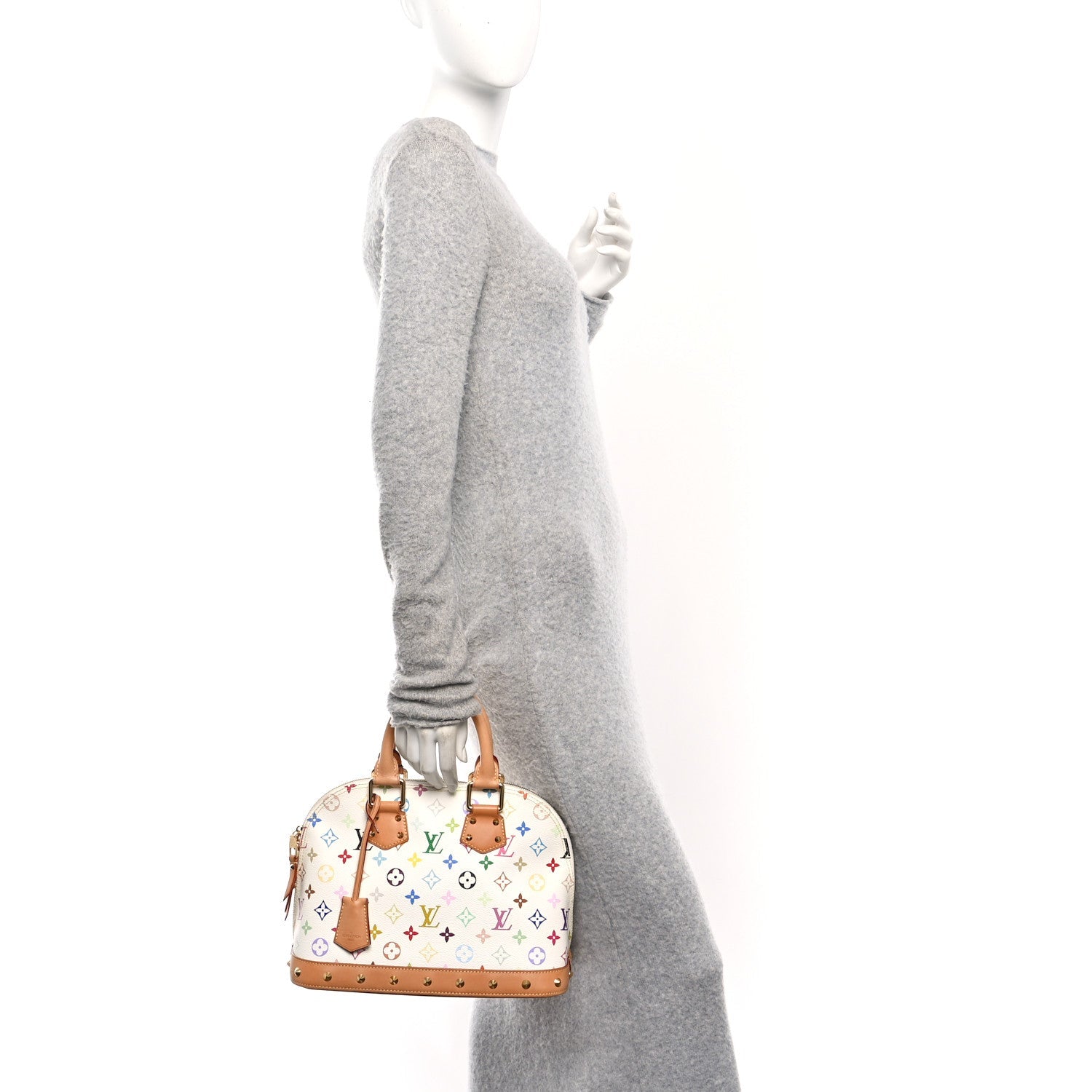 Louis Vuitton Monogram Multicolor Alma PM White