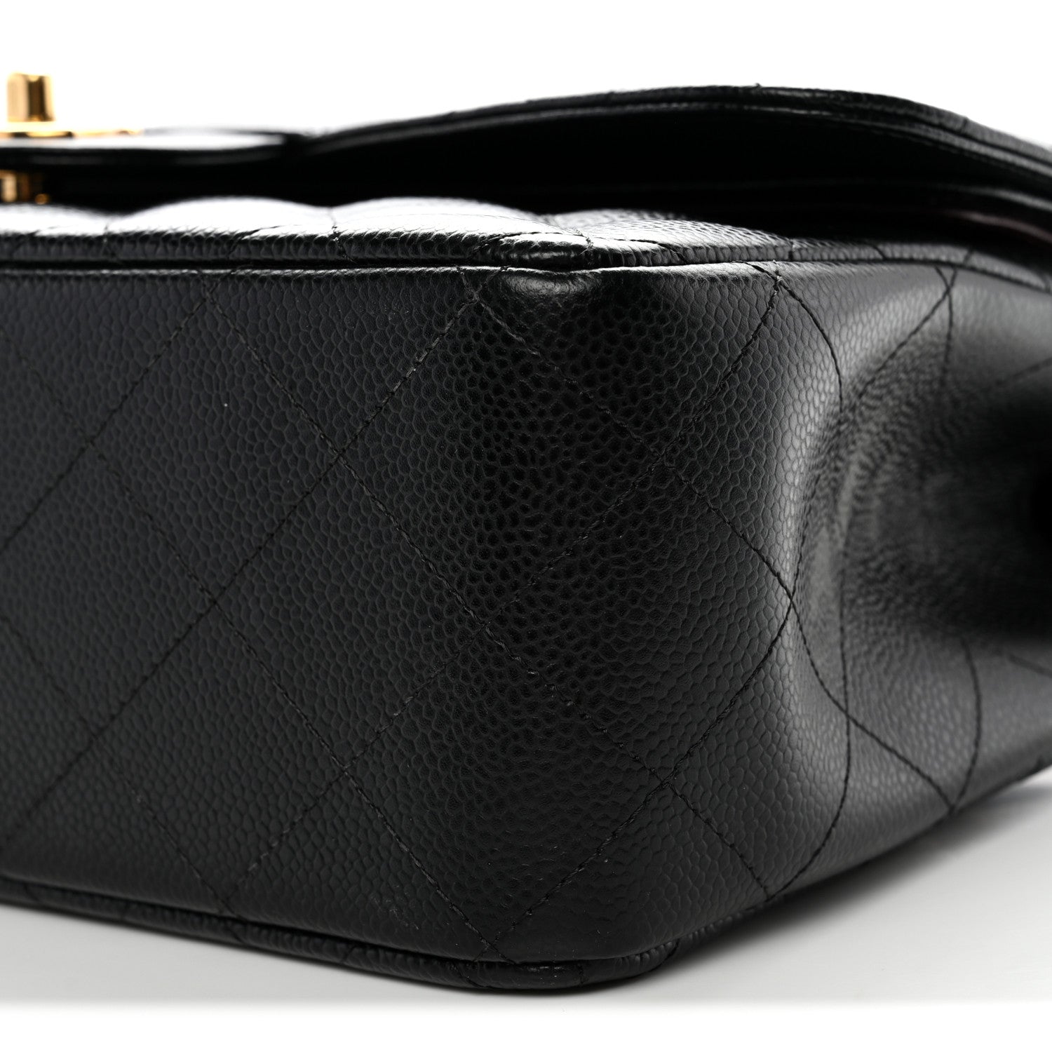 Chanel Caviar Quilted Jumbo Double Flap Black