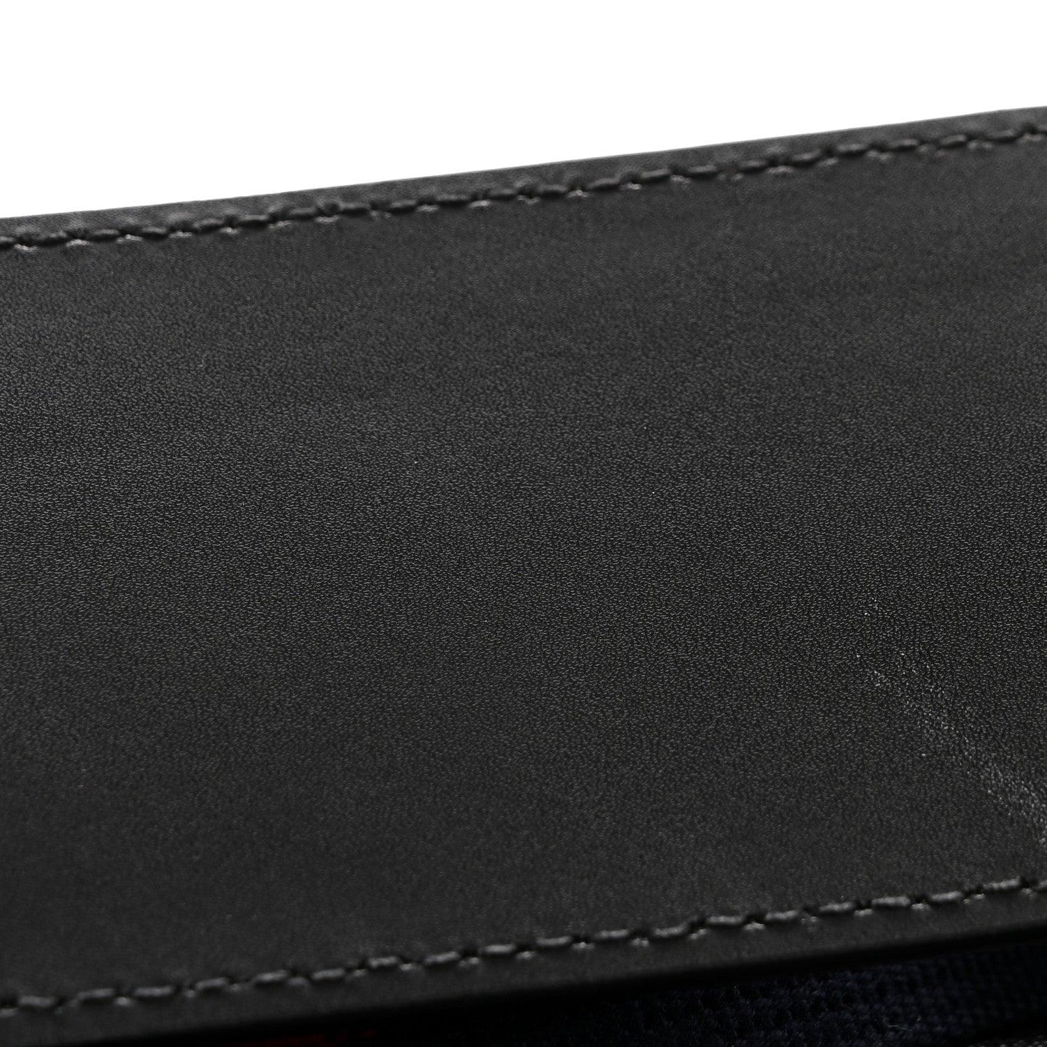 Gucci GG Supreme Monogram Web Small Flat Messenger Bag Black Grey