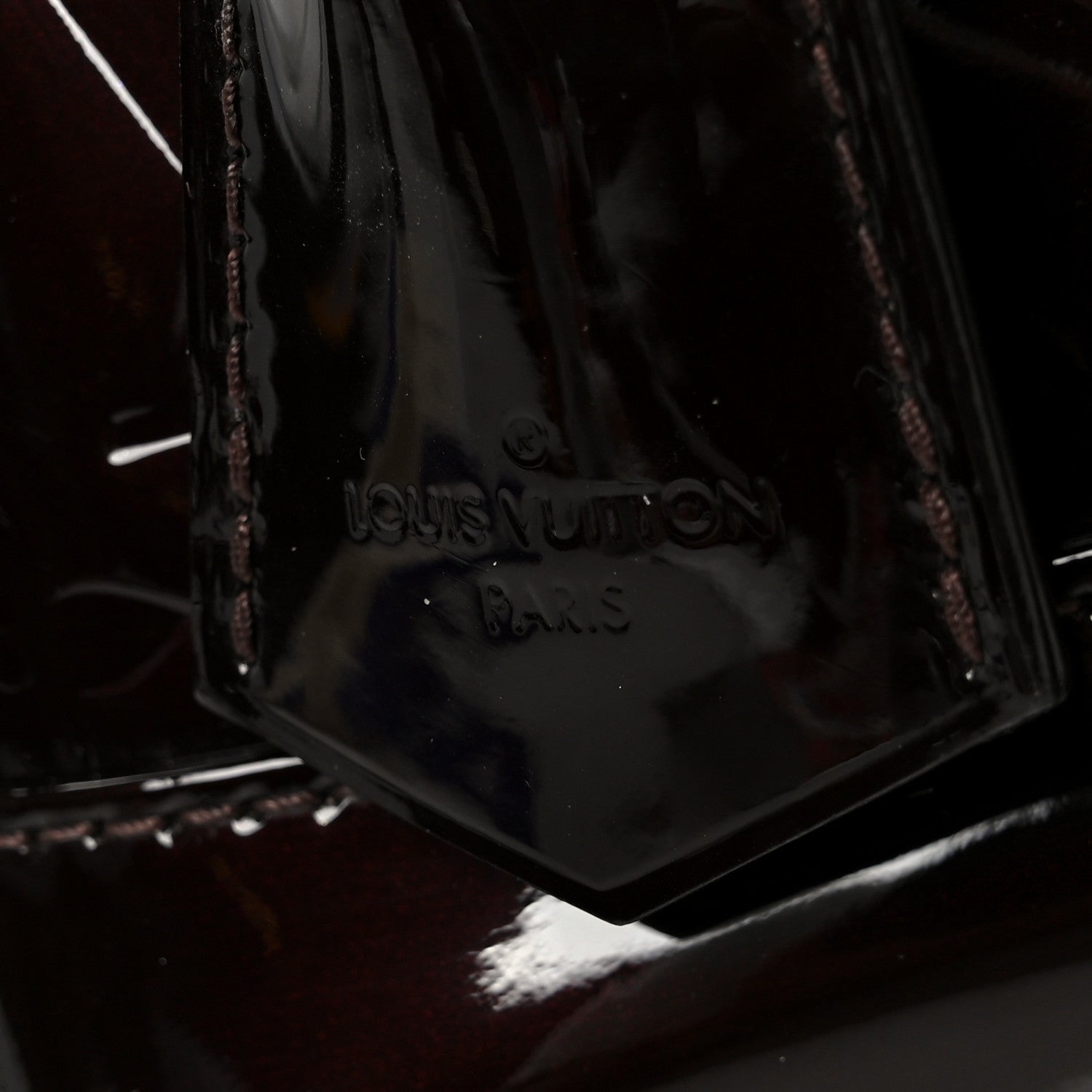 Louis Vuitton Vernis Alma BB Amarante