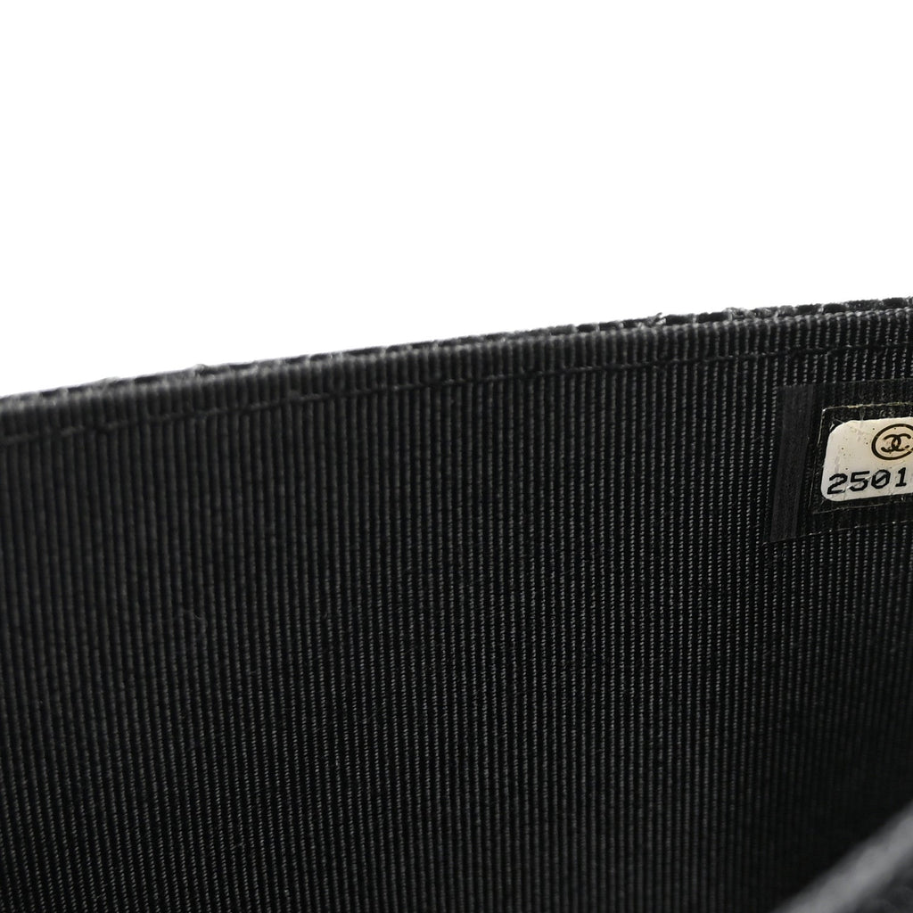 Chanel Caviar Quilted Wallet on Chain WOC Black