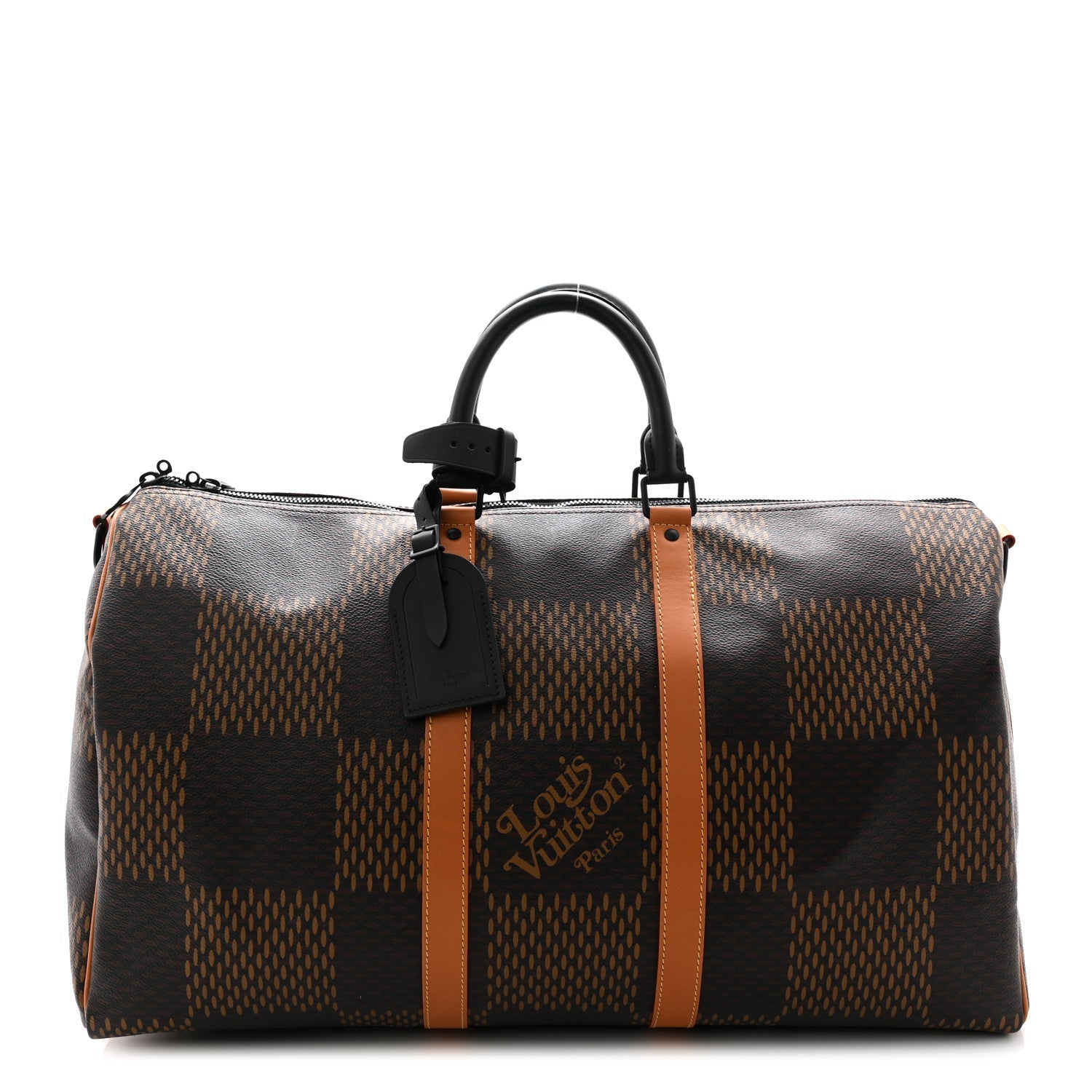 Louis Vuitton x Nigo Giant Damier Ebene Monogram Keepall Bandouliere 50
