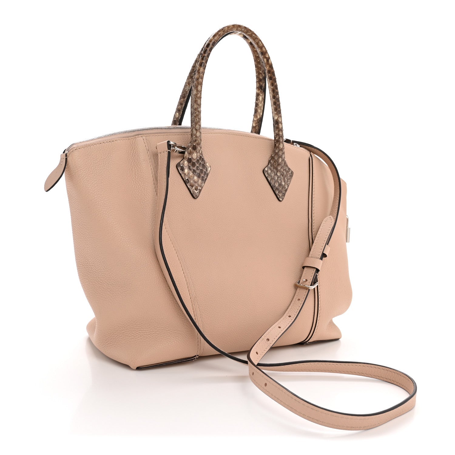 Louis Vuitton Veau Cachemire Snakeskin Soft Lockit PM Magnolia