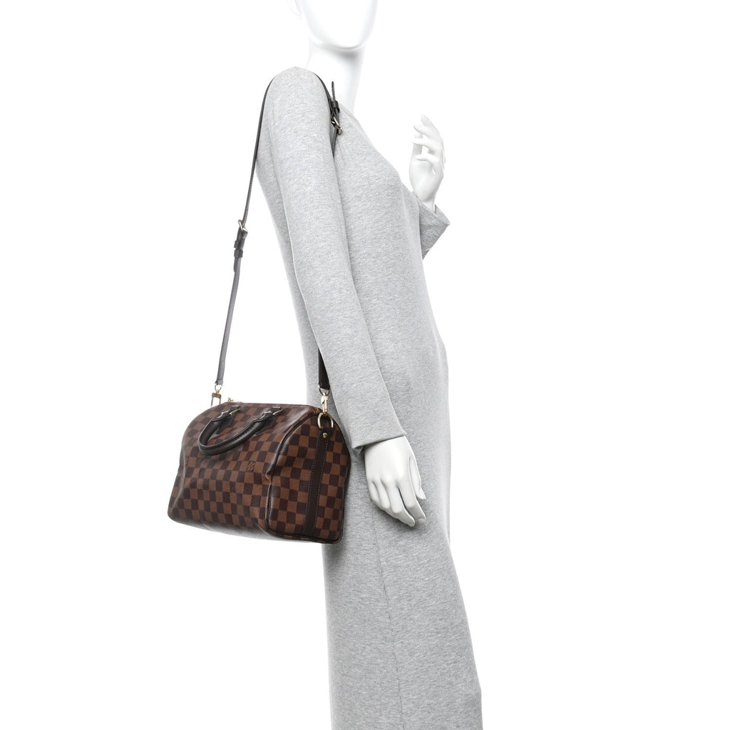 Louis Vuitton Damier Ebene Speedy Bandouliere 25
