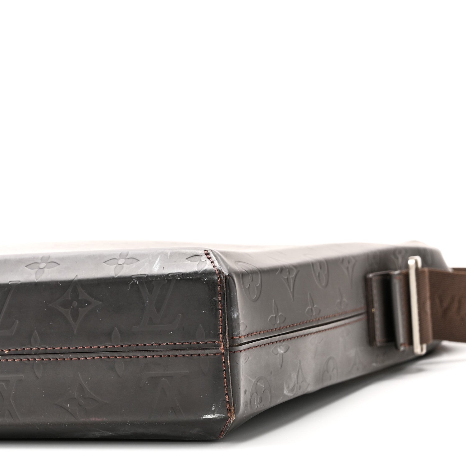 Louis Vuitton Monogram Glace Steve Messenger Bag Cafe