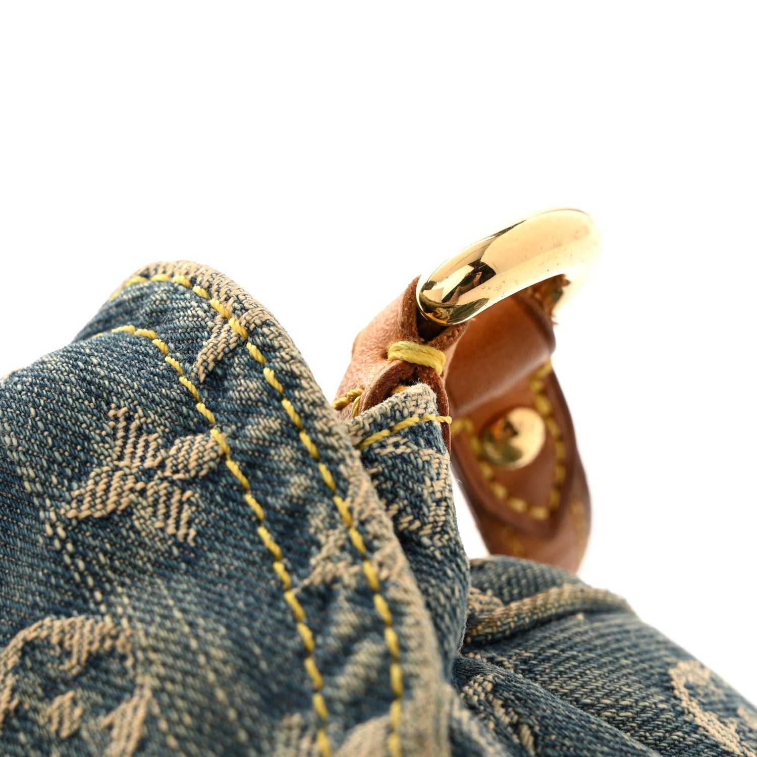 Louis Vuitton Monogram Denim Mini Pleaty Blue