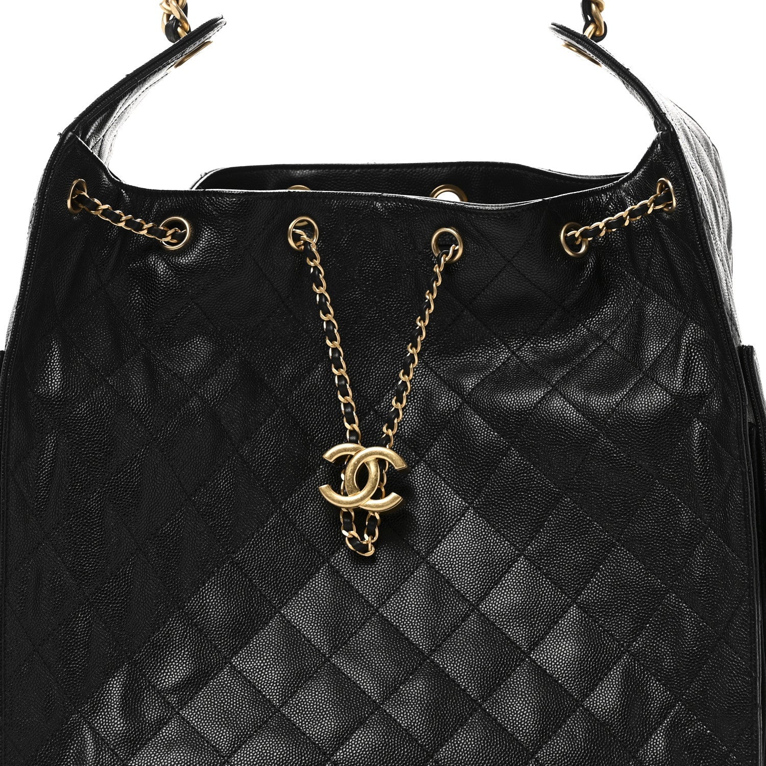 Chanel Caviar Quilted Medium Chanel 25 Handbag Black