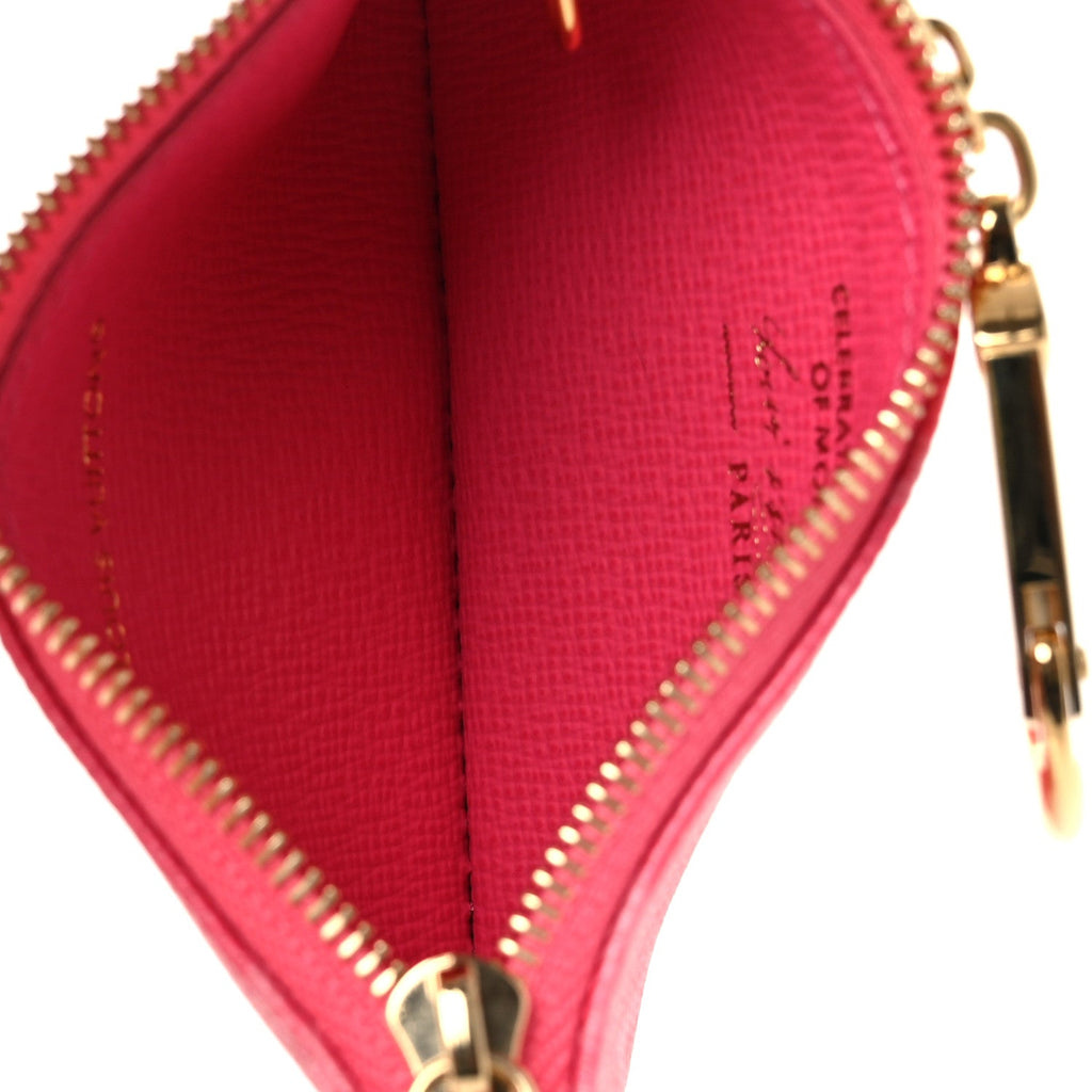 Louis Vuitton Monogram Origine Lin Key Pouch Rose Ruban