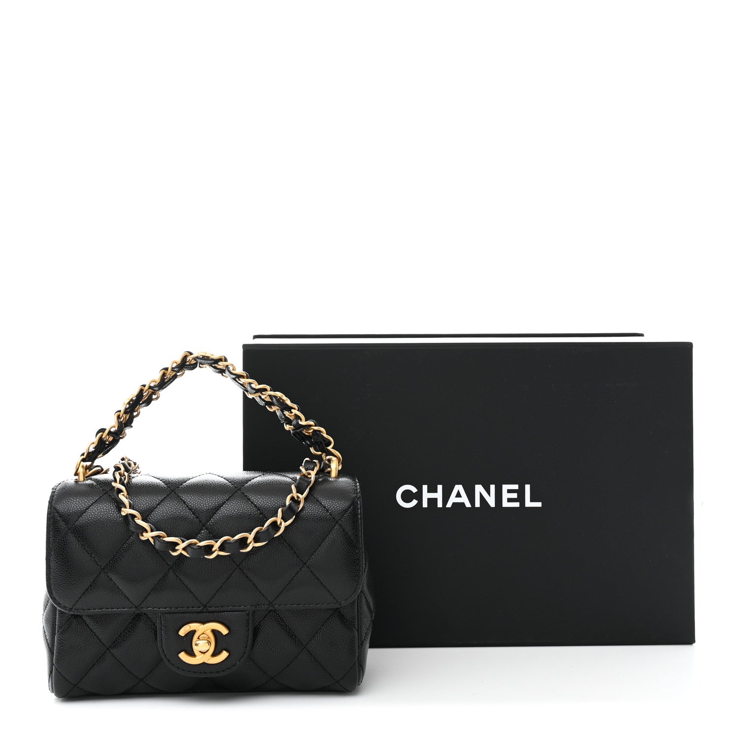 Chanel Caviar Quilted Mini Flap Black