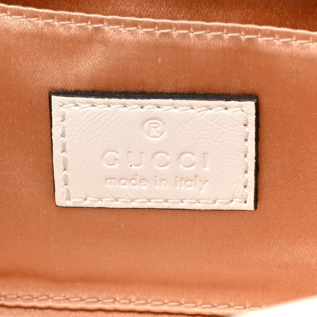 Gucci Nappa Vertical Matelasse Small Maxi Horsebit Chain Shoulder Bag Great White