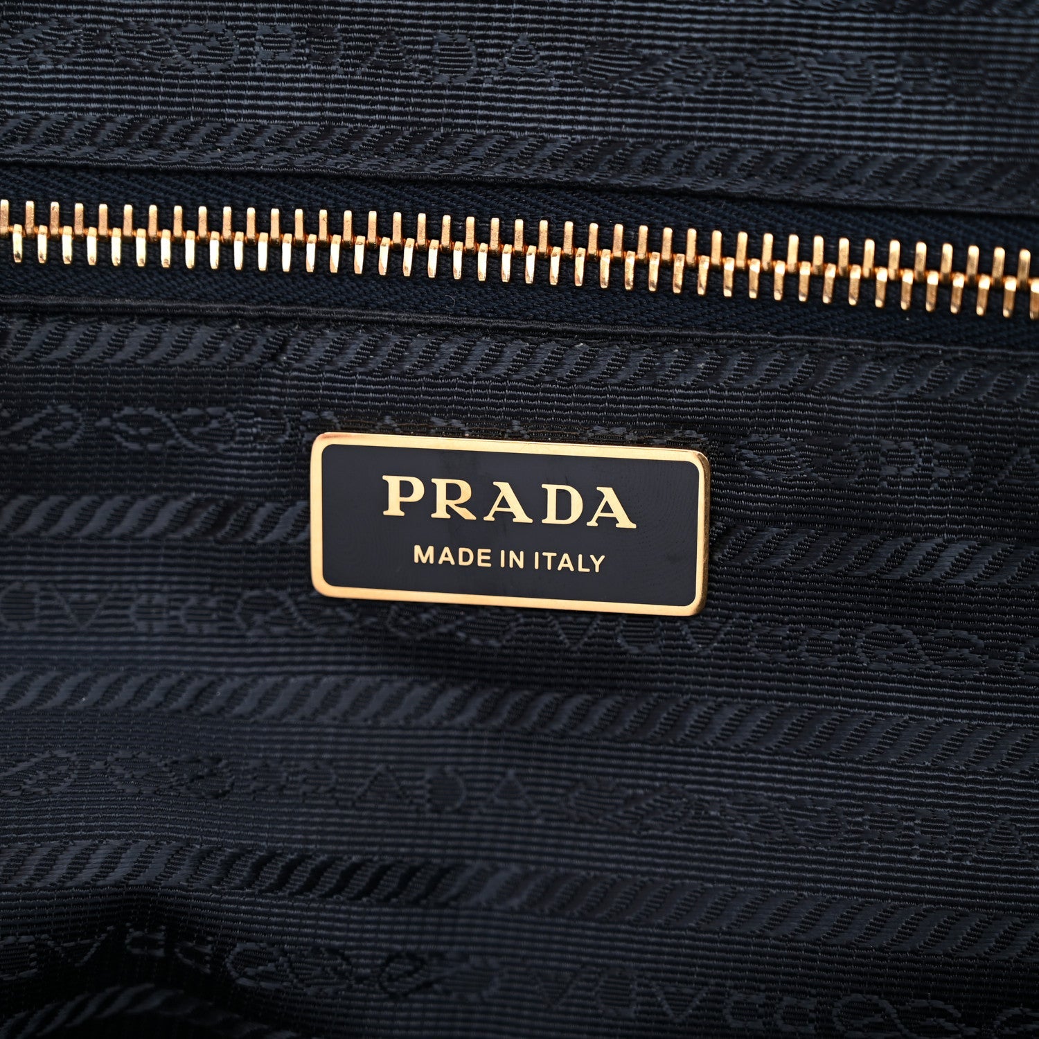 Prada Nylon Tessuto Impuntu Quilted Tote Baltico