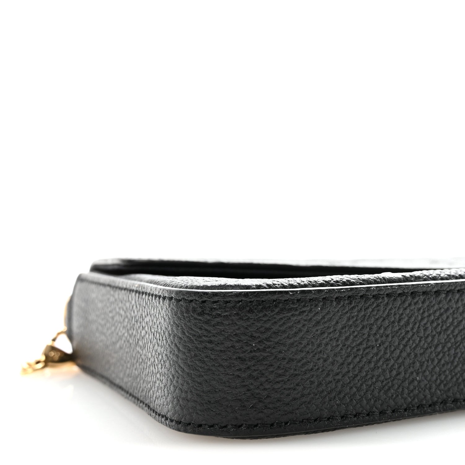 Louis Vuitton Empreinte Pochette Felicie Chain Wallet Black