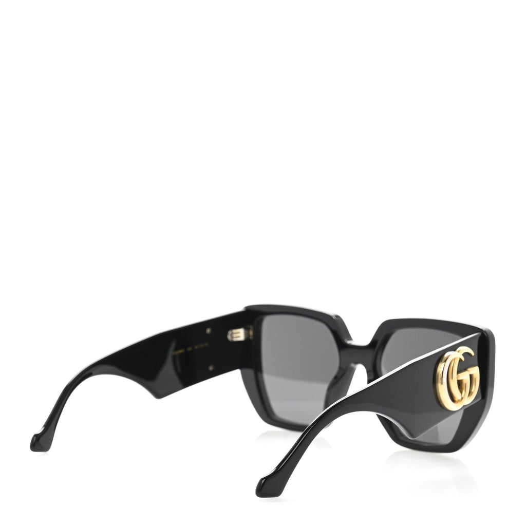 Gucci Acetate Square Frame Sunglasses GG0956S Black
