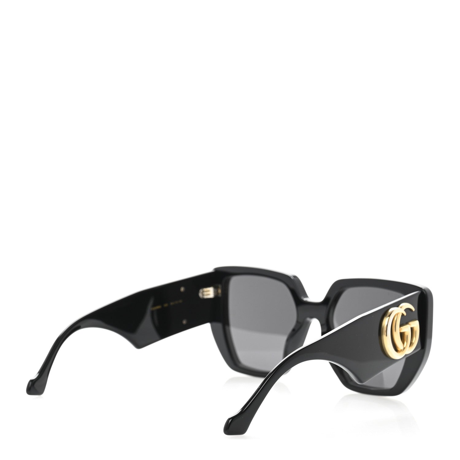 Gucci Acetate Square Frame Sunglasses GG0956S Black