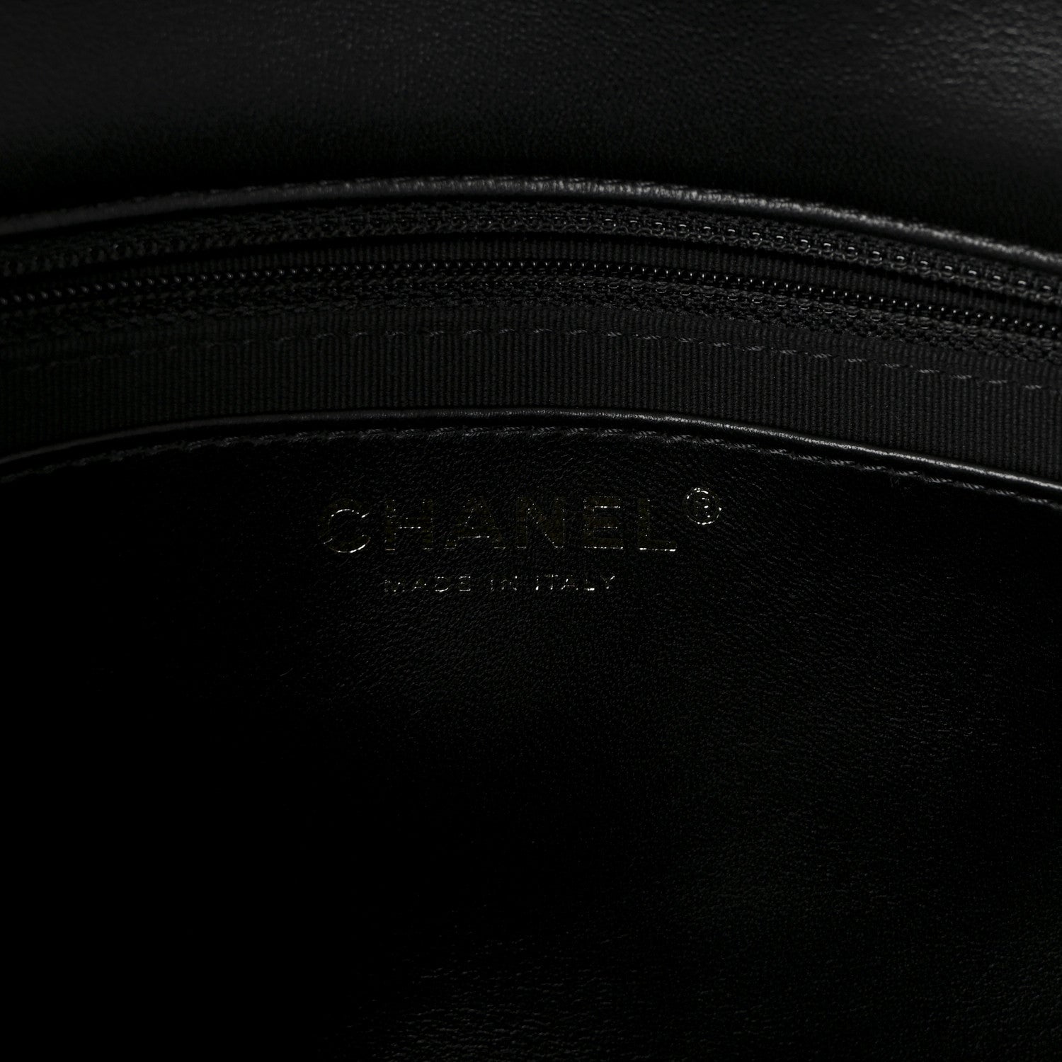 Chanel Lambskin Quilted Large CC Funky Town Flap Black