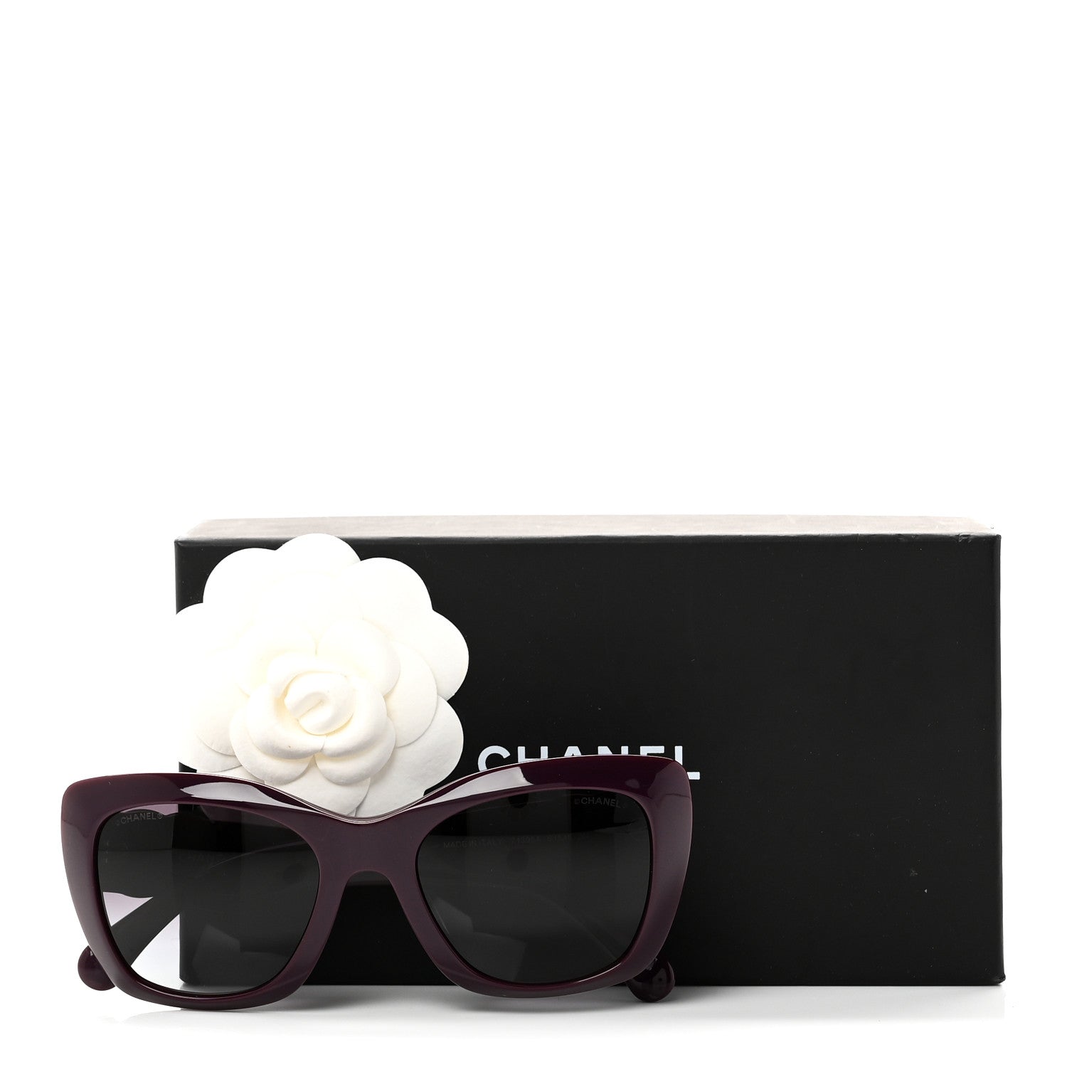 Acetate Square Sunglasses 71395 Purple