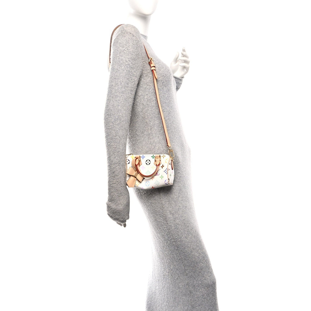 Louis Vuitton LV X TM Monogram Multicolor Nano Speedy White