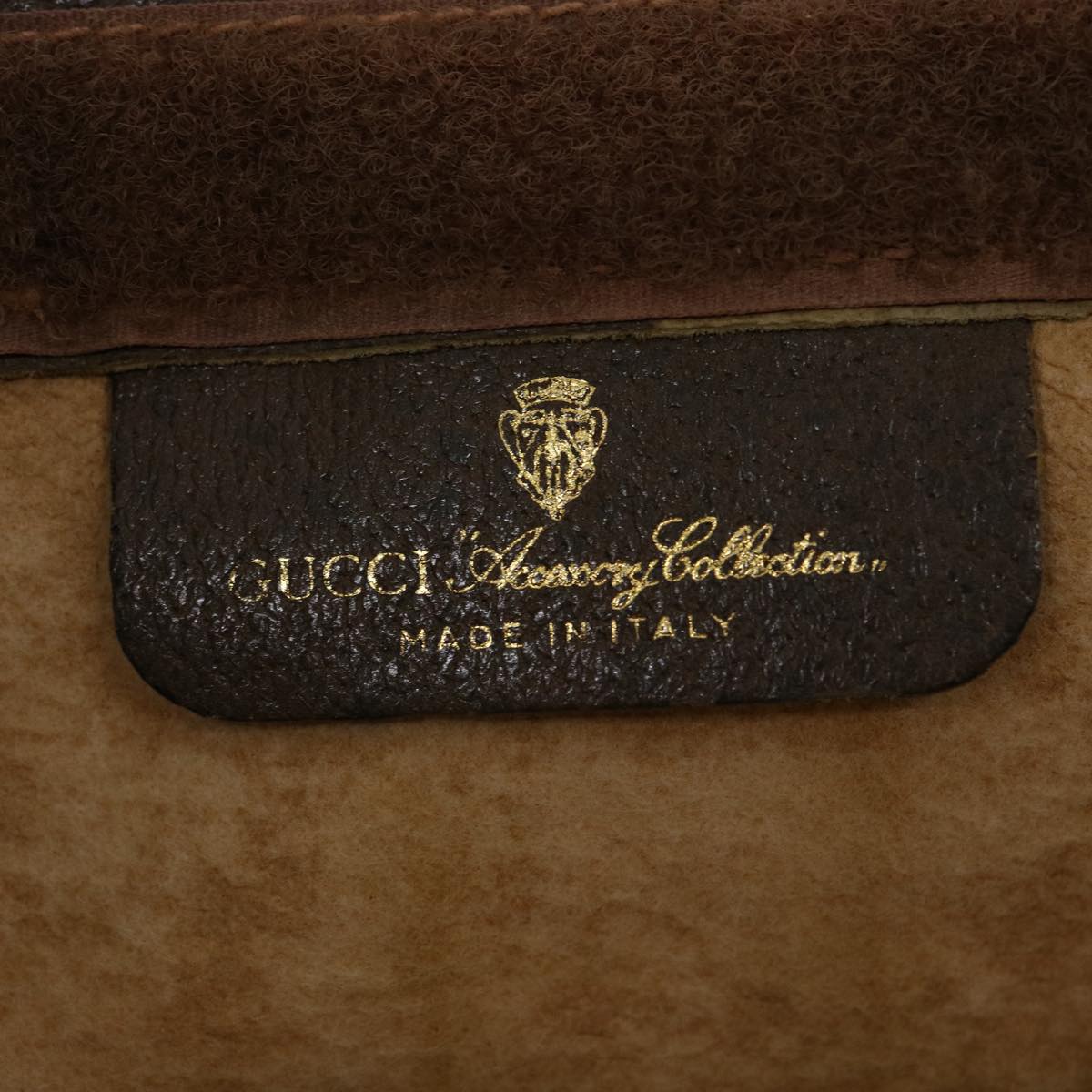 GUCCI GG Canvas Web Sherry Line Clutch Bag Beige Red Green  am3107