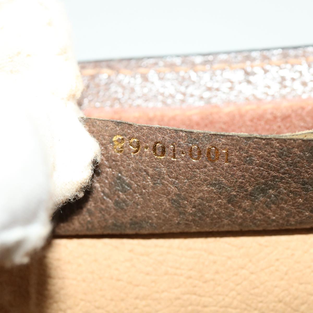 GUCCI GG Canvas Web Sherry Line Clutch Bag Beige Red Green  am3107