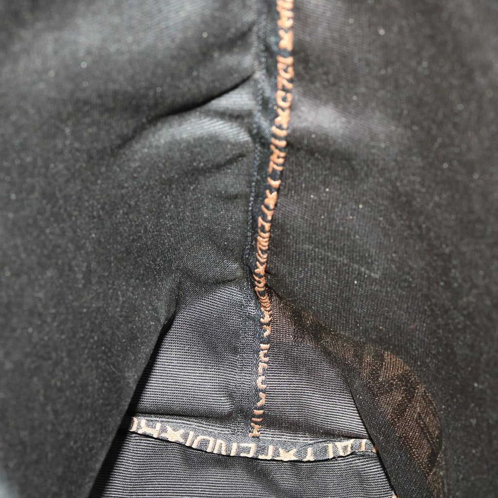 FENDI Hand Bag Brown Black  am3299