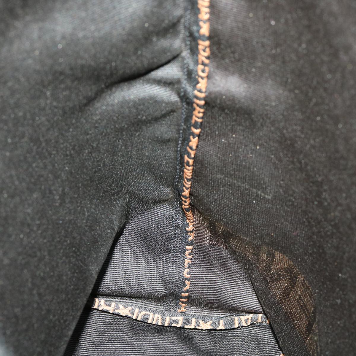 FENDI Hand Bag Brown Black  am3299