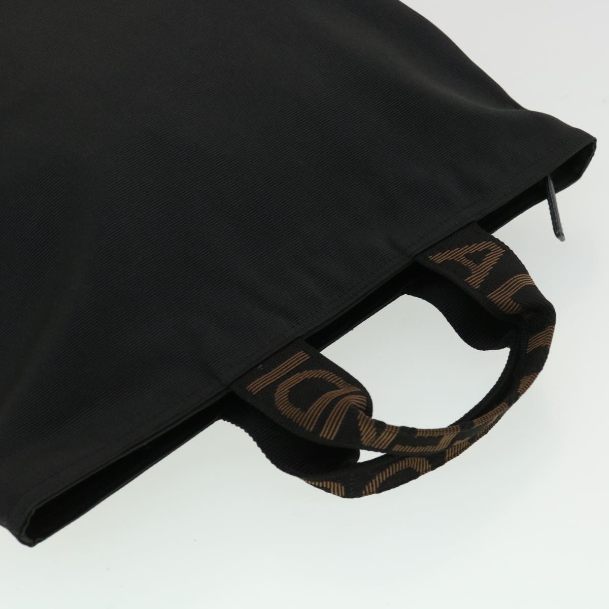 FENDI Hand Bag Brown Black  am3299