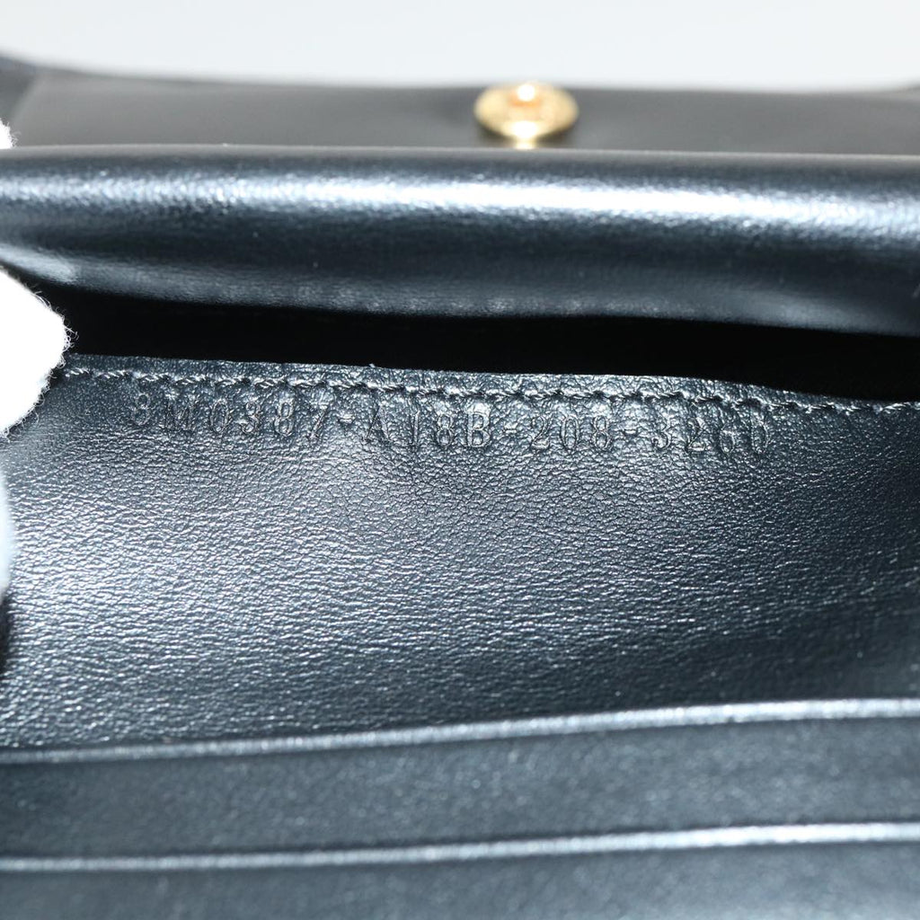 FENDI Wallet Leather Black  am3478