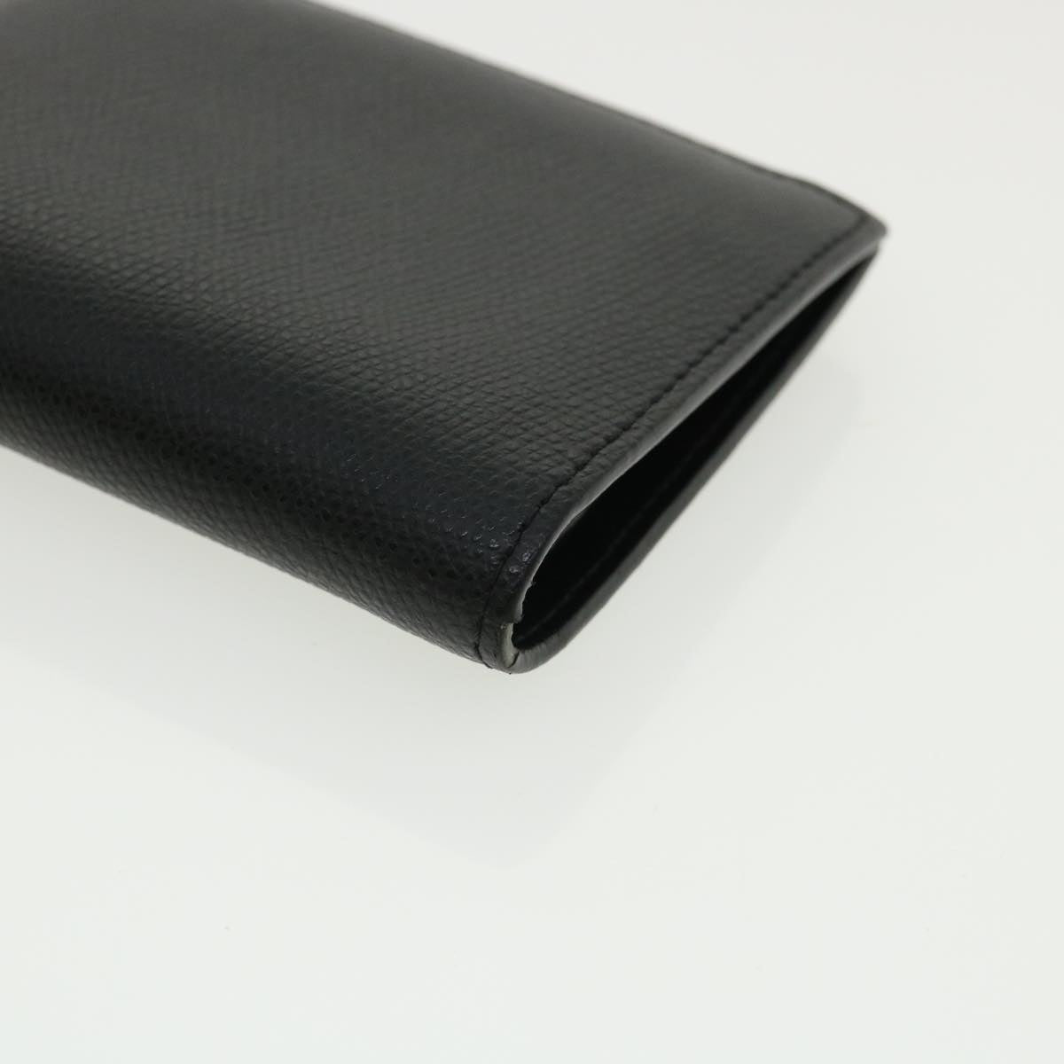 FENDI Wallet Leather Black  am3478