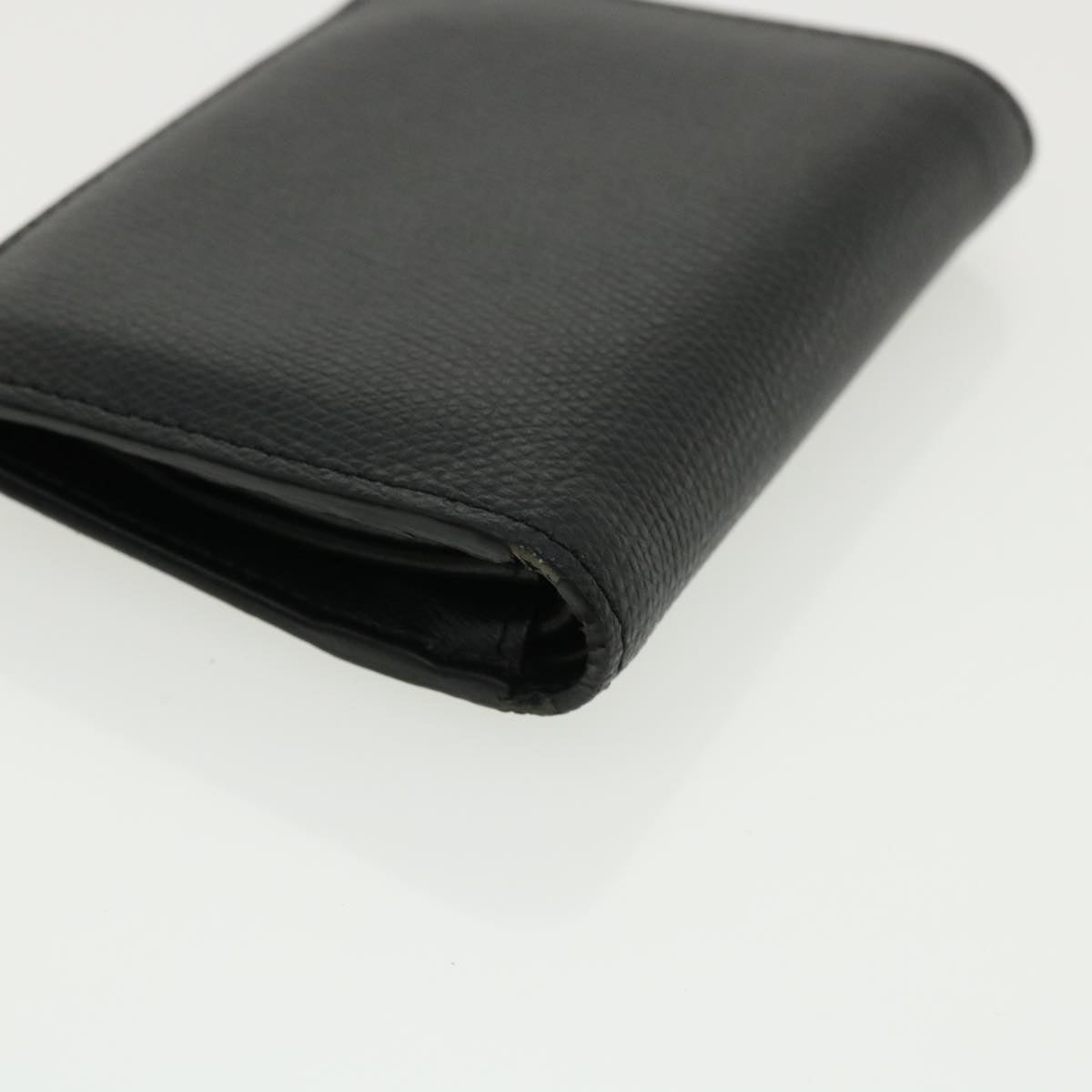 FENDI Wallet Leather Black  am3478