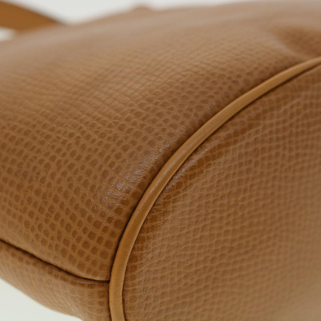 CHRISTIAN DIOR Hand Bag Leather 2way Brown  am3766