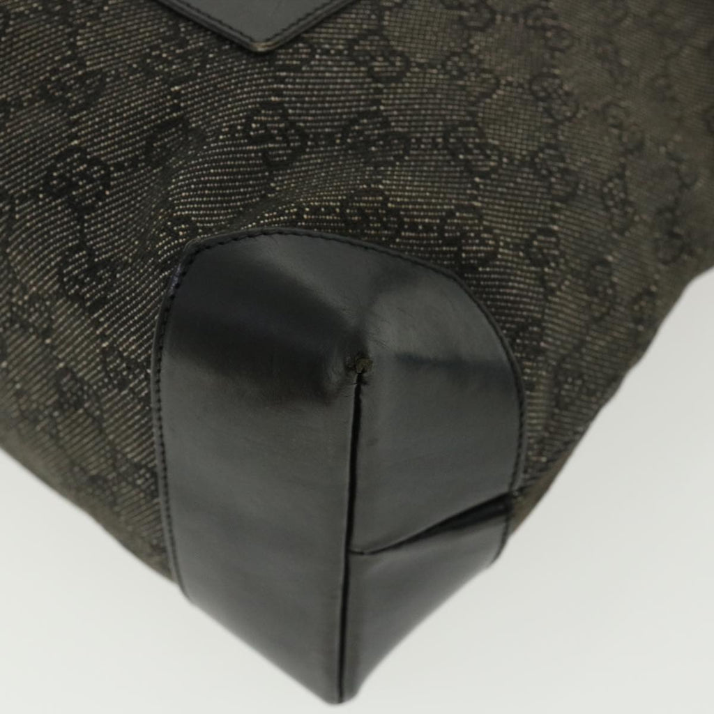 GUCCI GG Canvas Tote Bag Black 34339  am3809