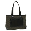 GUCCI GG Canvas Tote Bag Black 34339  am3809