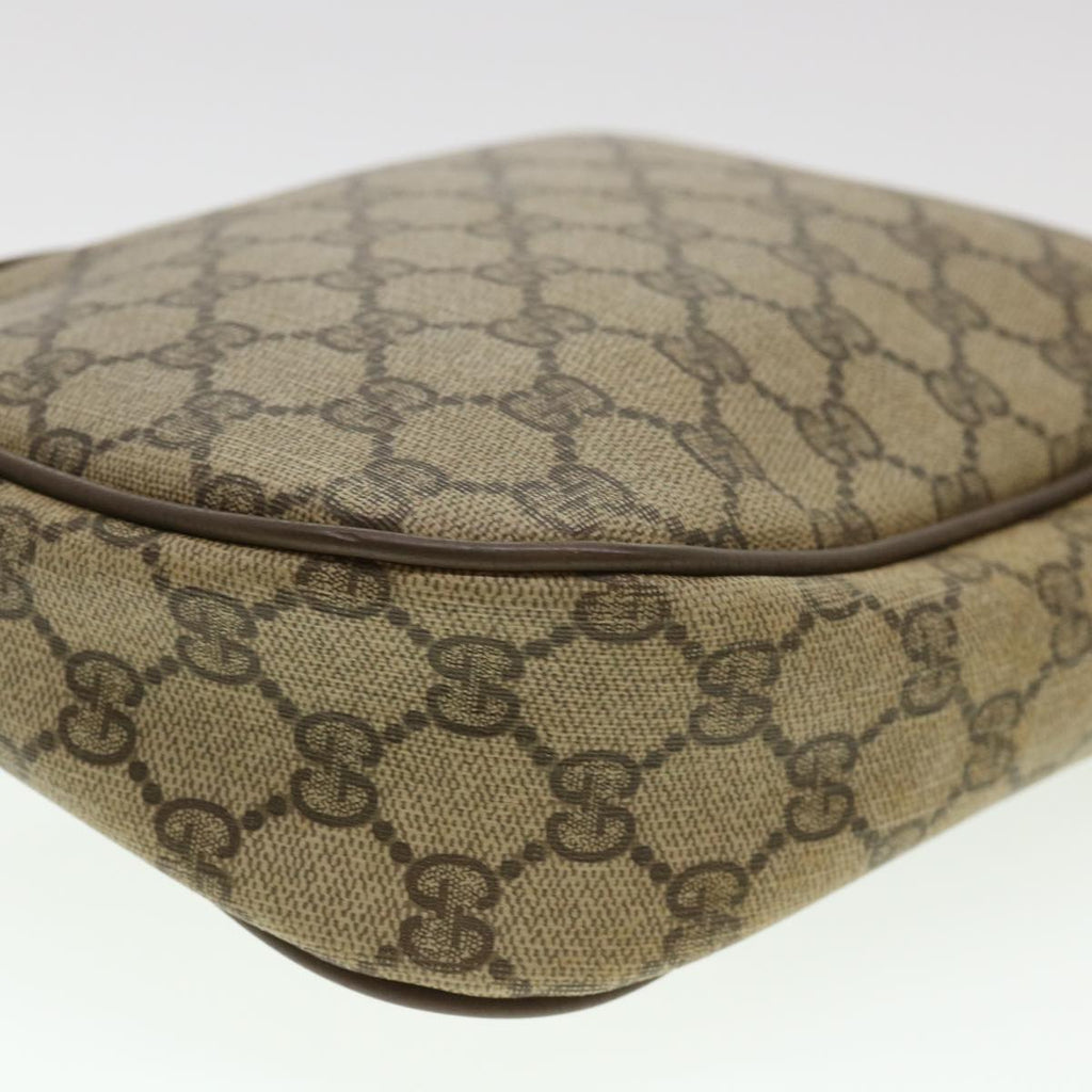 GUCCI GG Canvas Web Sherry Line Clutch Bag Beige Red Green  am4114