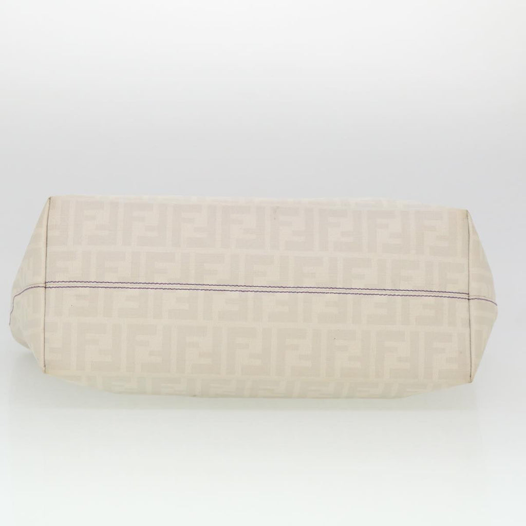 FENDI Zucca Canvas Tote Bag White 8BH185-UZD 108-211  am4133
