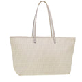 FENDI Zucca Canvas Tote Bag White 8BH185-UZD 108-211 Auth am4133