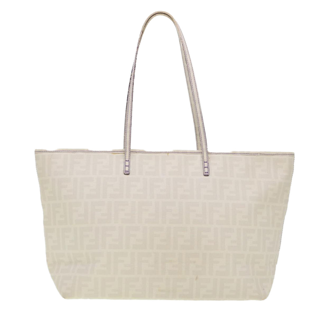 FENDI Zucca Canvas Tote Bag White 8BH185-UZD 108-211  am4133