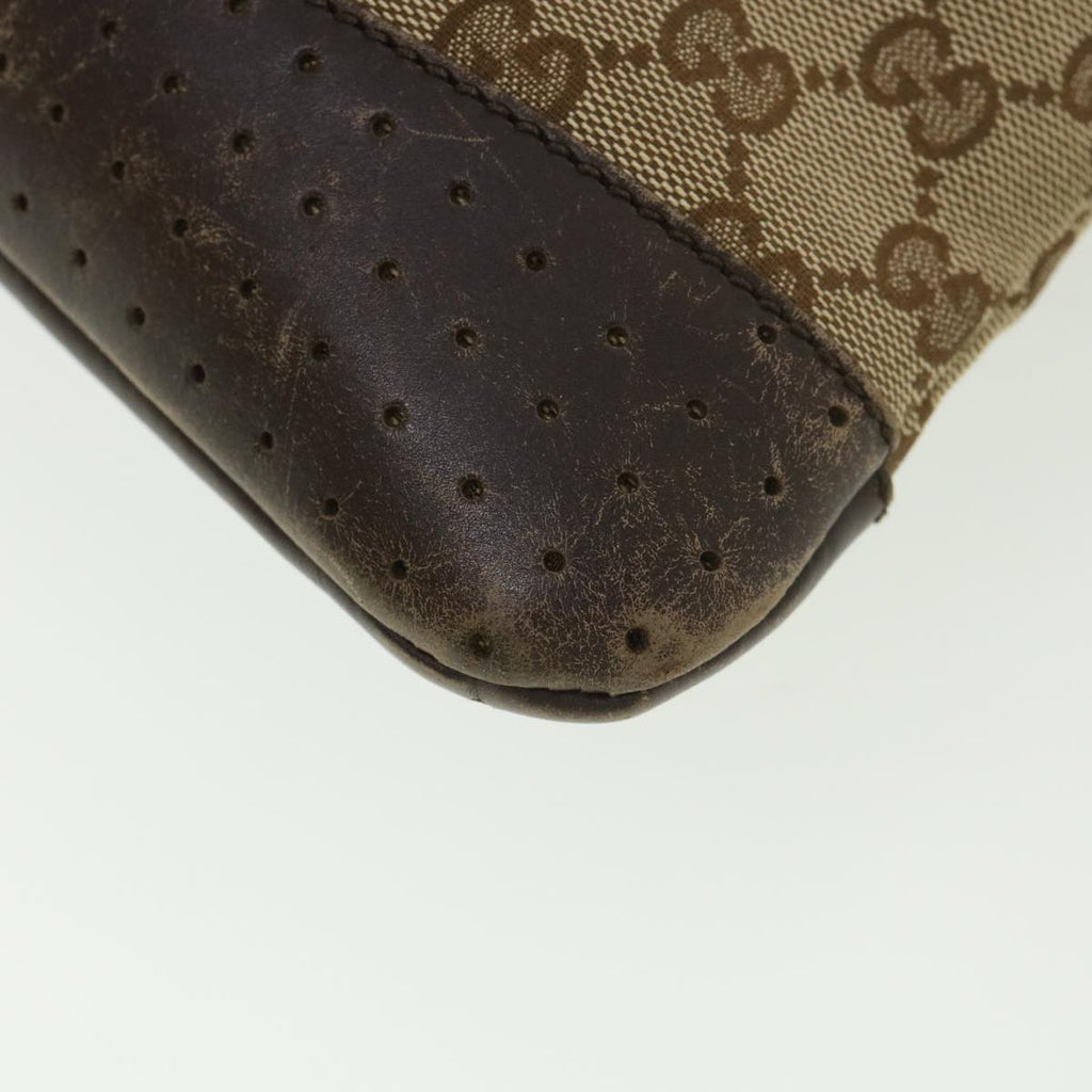 GUCCI GG Canvas Shoulder Bag Beige 145857  am4145