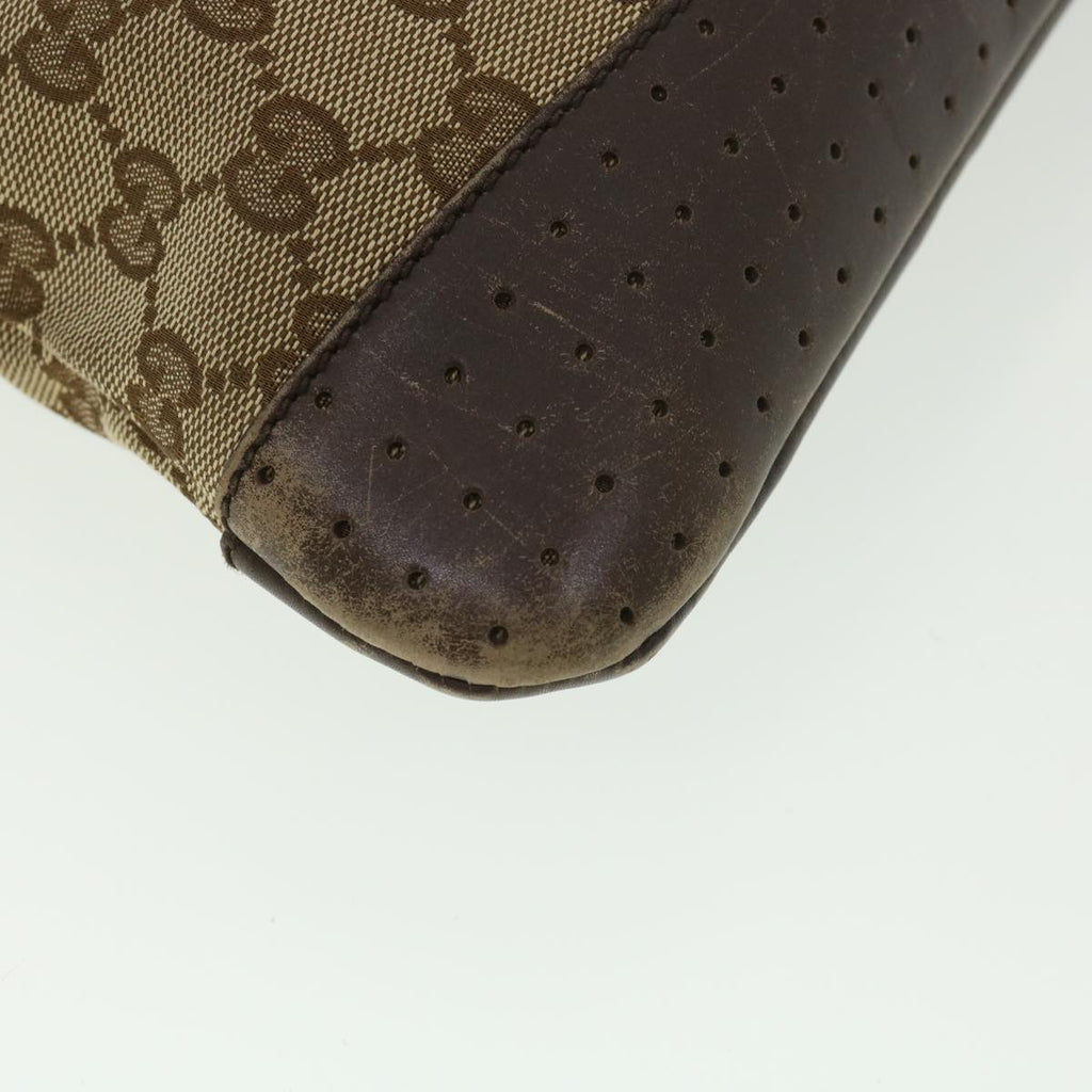 GUCCI GG Canvas Shoulder Bag Beige 145857  am4145