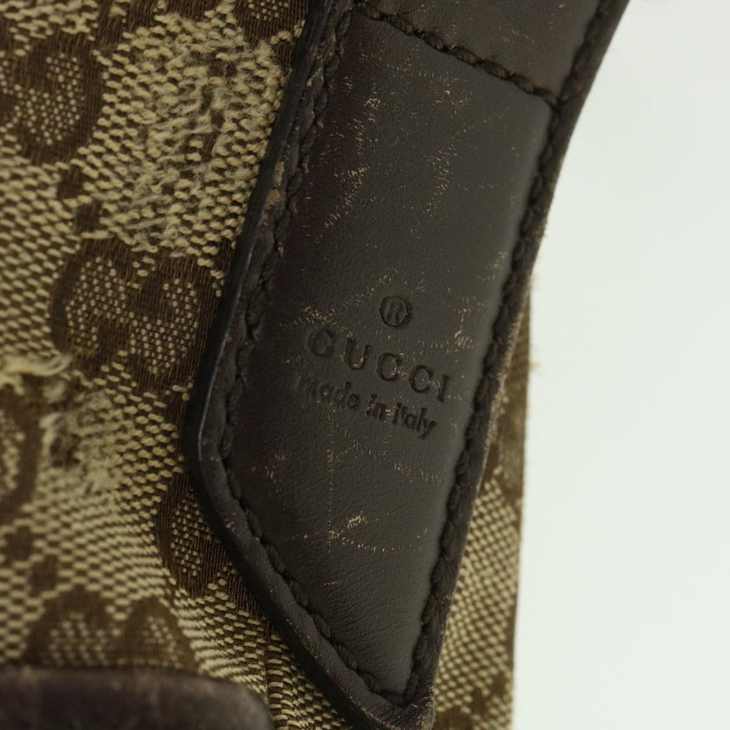 GUCCI GG Canvas Shoulder Bag Beige 145857  am4145