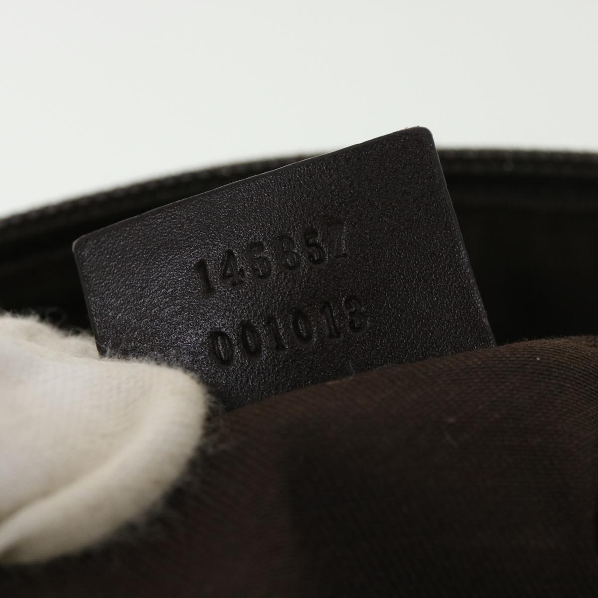 GUCCI GG Canvas Shoulder Bag Beige 145857  am4145