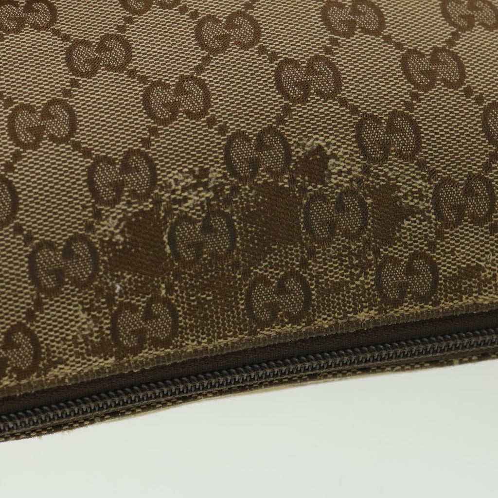 GUCCI GG Canvas Shoulder Bag Beige 145857  am4145