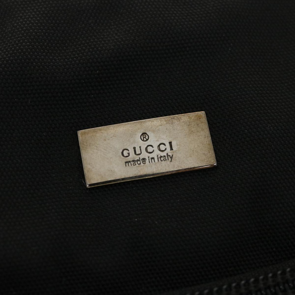 GUCCI Shoulder Bag Nylon Black 0013386  am4146