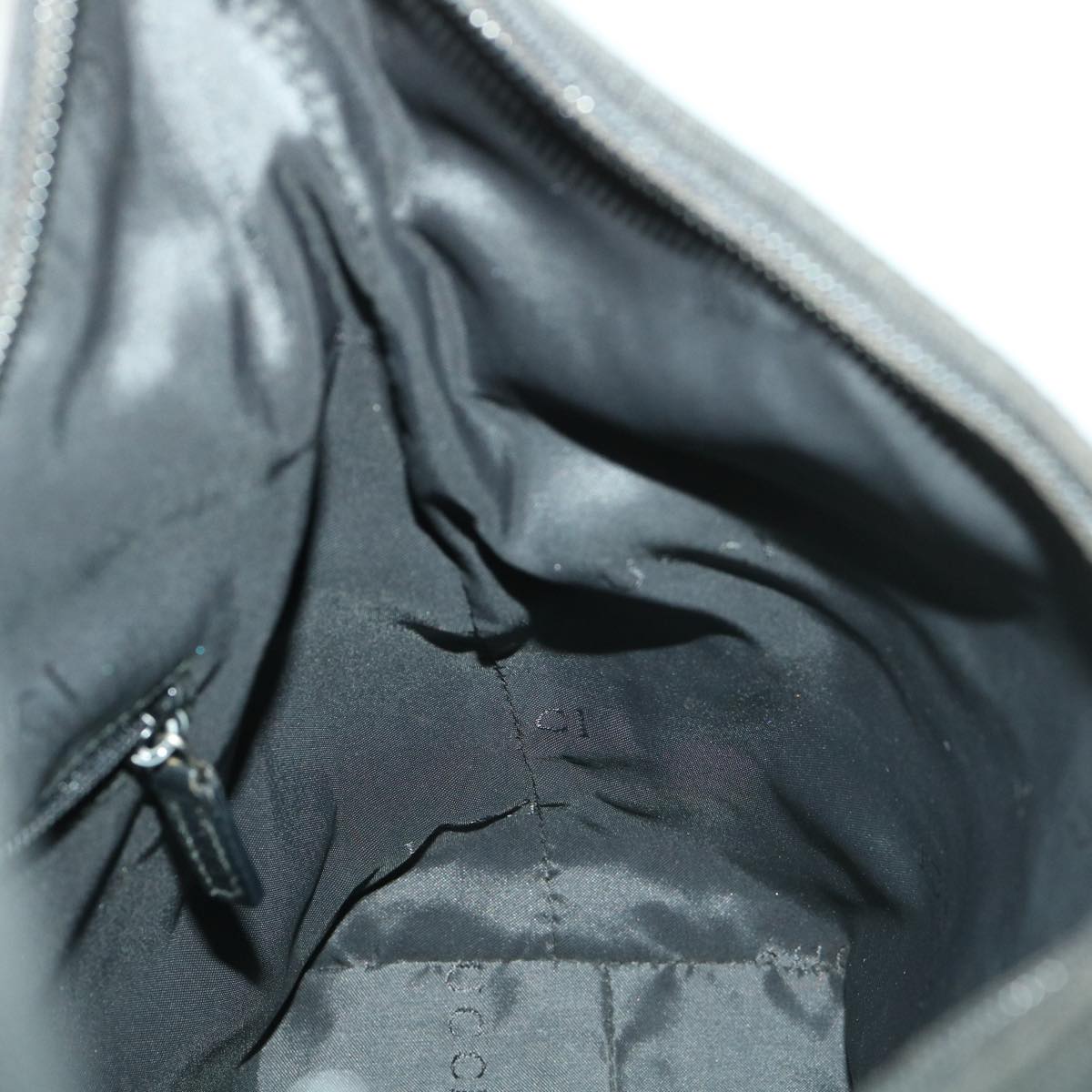 GUCCI Shoulder Bag Nylon Black 0013386  am4146
